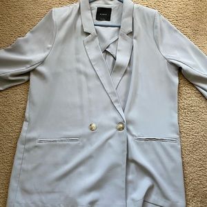 Cute light blue XL boyfriend jacket